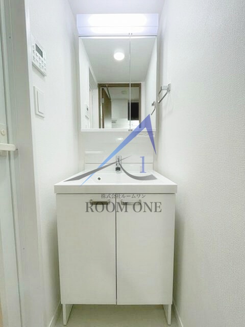 洗面設備　洗面台です。