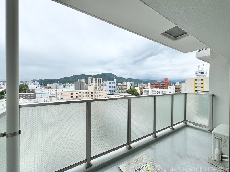 バルコニー　バルコニーからは青空が見えます♪