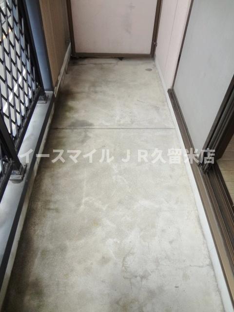 バルコニー　落ち着いた時間を過ごせるバルコニーです