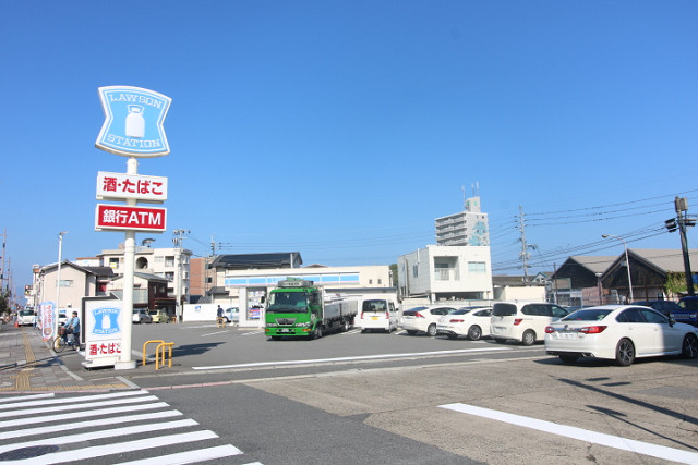 コンビニ　ローソン大分浜の市二丁目店（コンビニ）まで100m