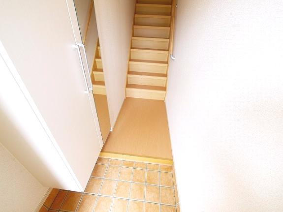 玄関　収納もある玄関です