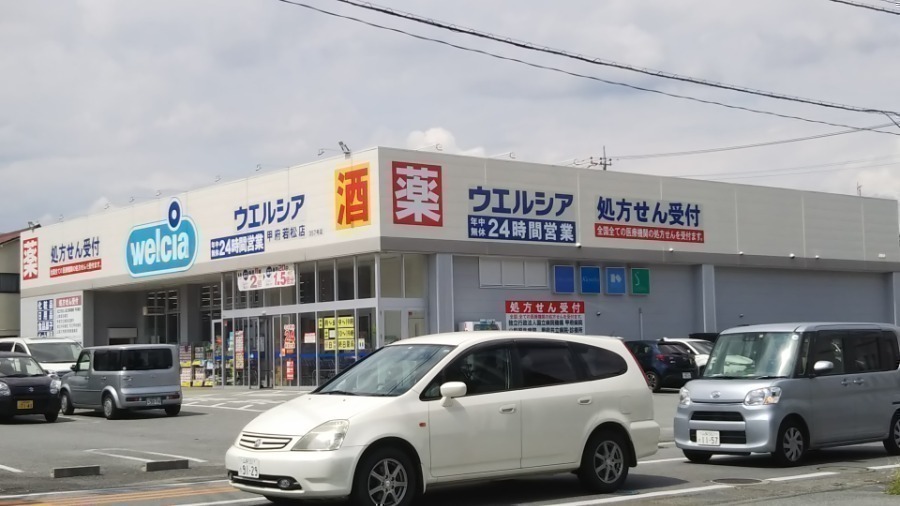 ドラックストア　ウエルシア甲府若松店（ドラッグストア）まで271m