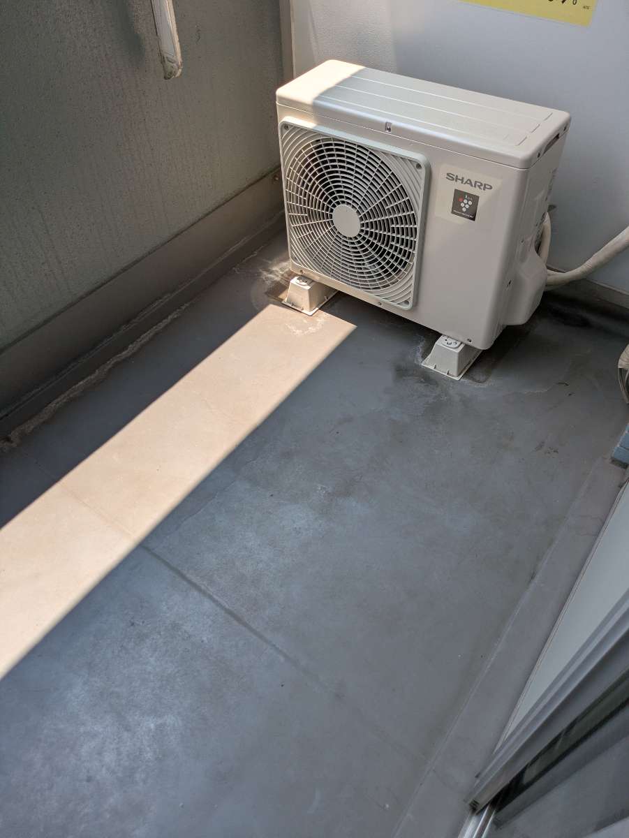 バルコニー　南向きのバルコニー
