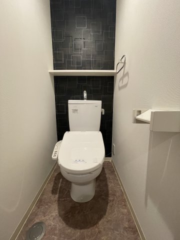 トイレ　ゆったりとした空間のトイレです
