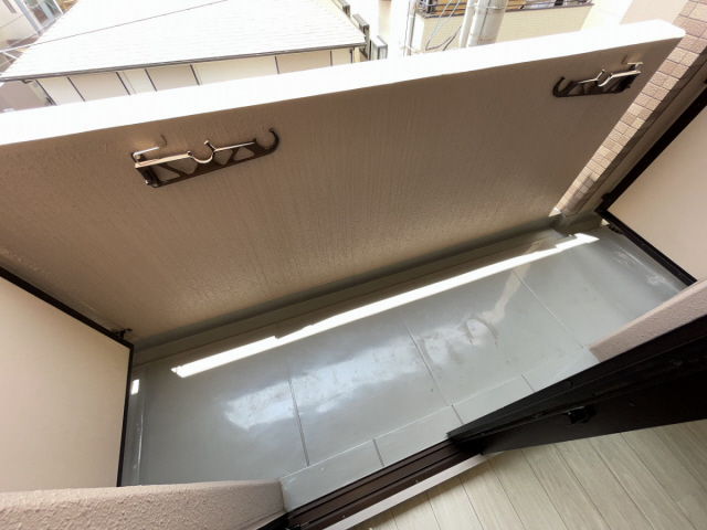 バルコニー　落ち着いた時間を過ごせるバルコニーです