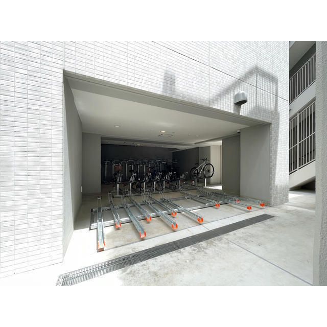 駐車場　駐輪場です。
