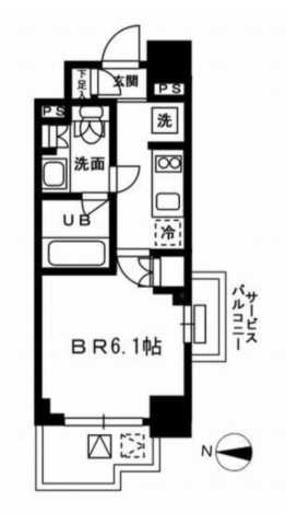レジディア新宿イーストIIIの間取り写真