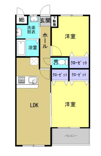 TースクエアIIの間取り写真