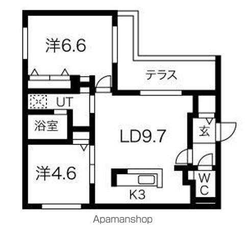 ルビア北16条の間取り写真