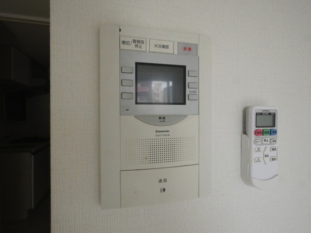 セキュリティ　モニター付きインターホンです