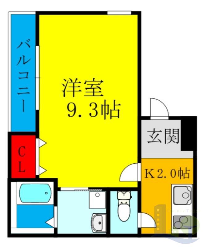 阪急千里線 下新庄駅 徒歩2分 3階建 築6年の間取り写真