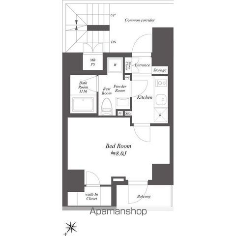 東京メトロ半蔵門線 押上駅 徒歩8分 12階建 築7年の間取り写真