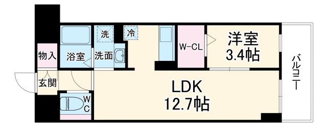 LaSante梅田北の間取り写真