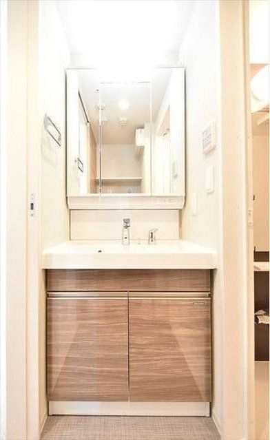 洗面設備　別タイプ部屋　参考写真です