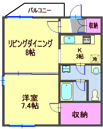 桜ガーデンの間取り写真