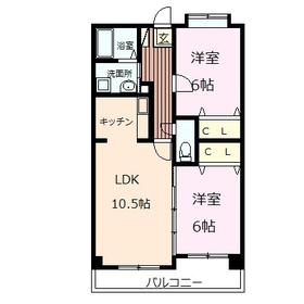 菊池郡大津町大字引水のマンションの間取り