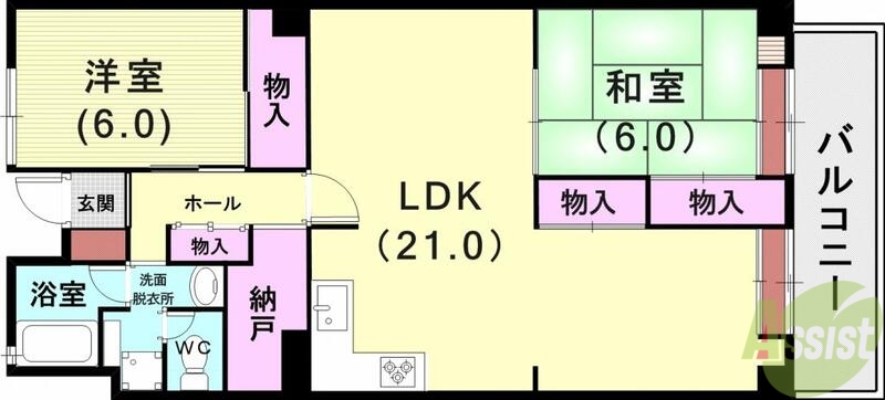 御影アーバンライフの間取り