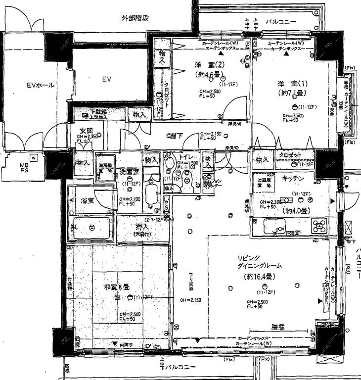 コスモ新潟寄居おぎの通りの間取り