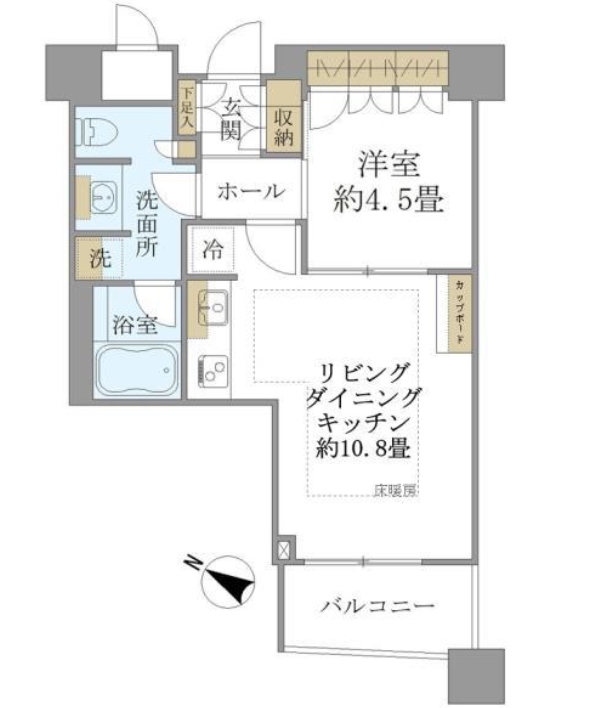 パークコート赤坂　ザ　タワーの間取り