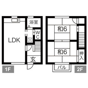 【サンヴィレッジ堂子の間取り】