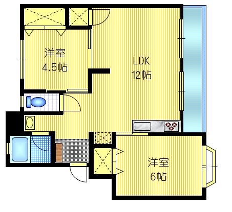 笠原コーポの間取り