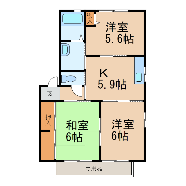 ラウンド.1の間取り