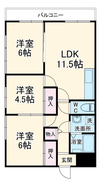 ＮＭガーデンの間取り