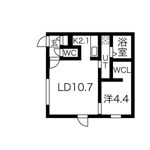 仮)SENNA八軒5東4MSの間取り