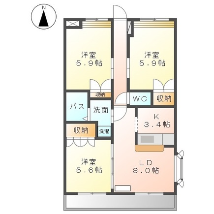 プリファーIIの間取り