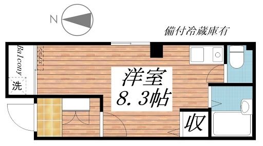 和歌山市狐島のマンションの間取り