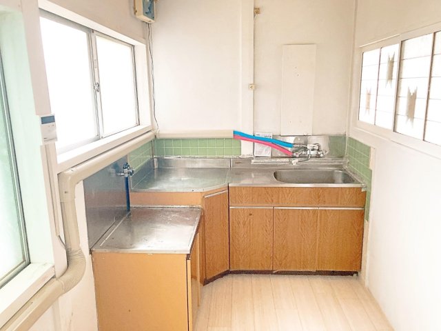 キッチン　クリーニング済みのキッチン