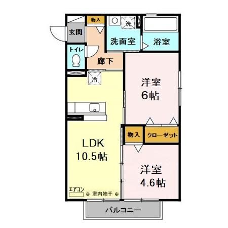 センチェリーの間取り