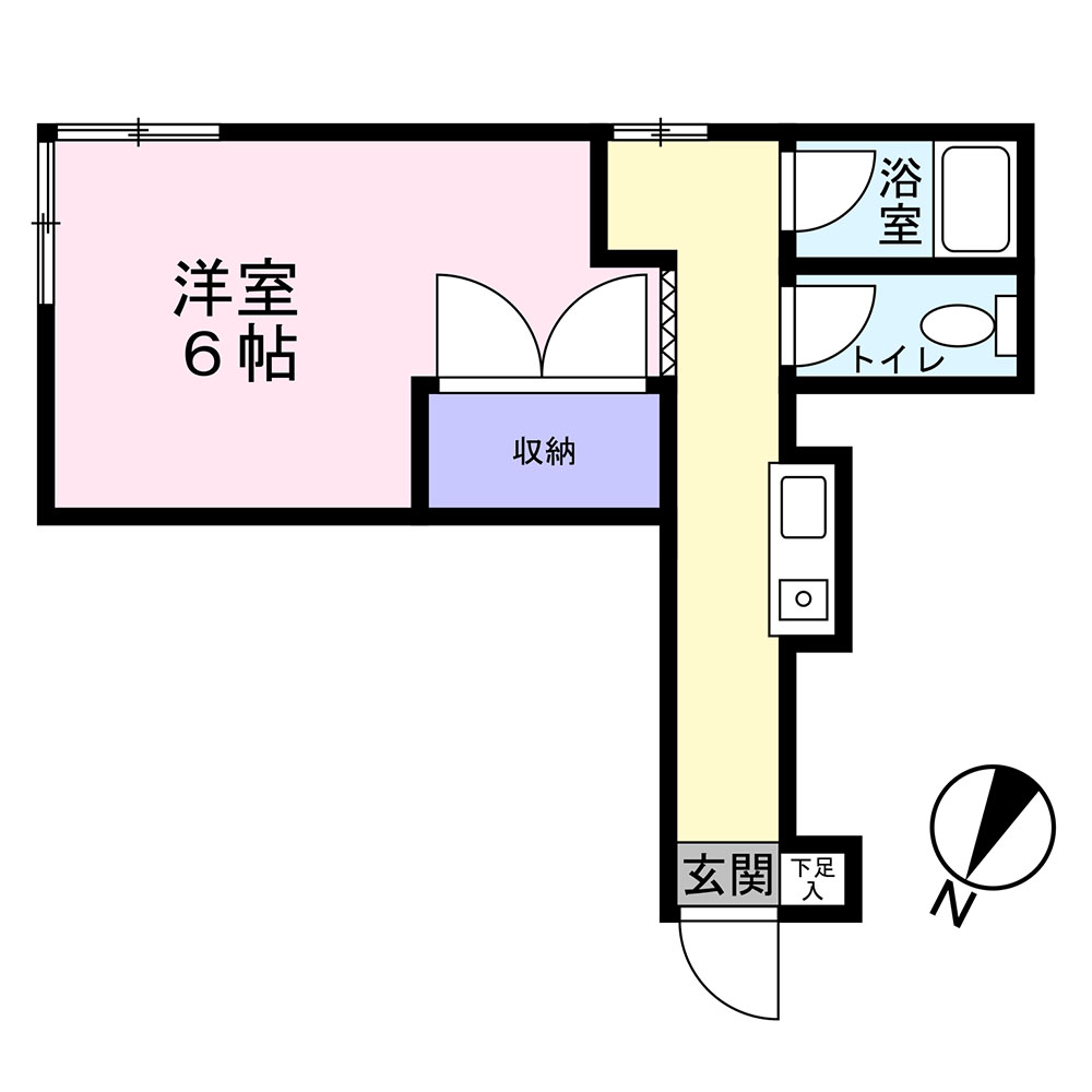 ハイツサンシャインの間取り