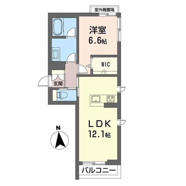 シャーメゾン千代田の間取り