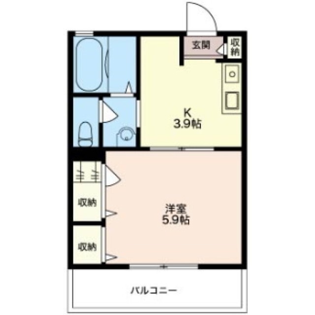 コンフォート和田町の間取り