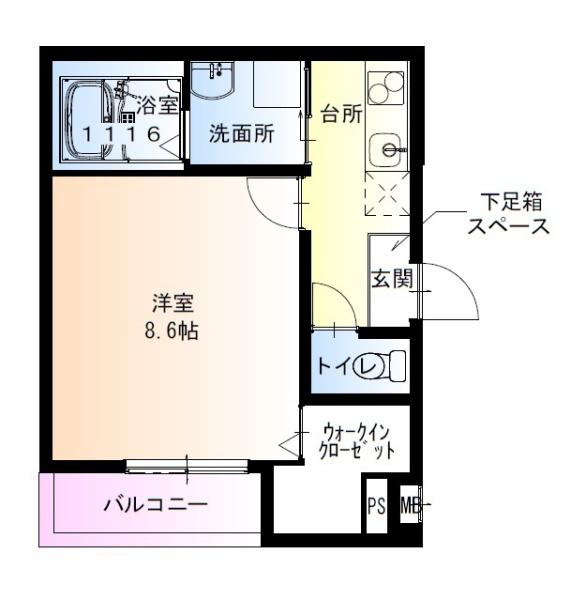 フジパレス三国ヶ丘サウスの間取り