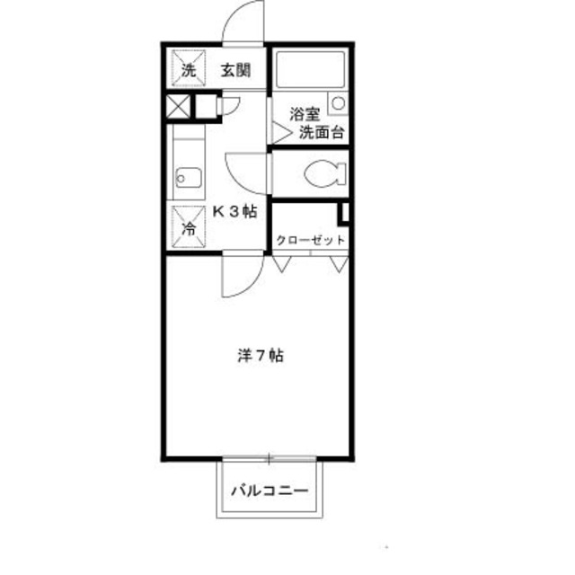 パセオ西之町の間取り