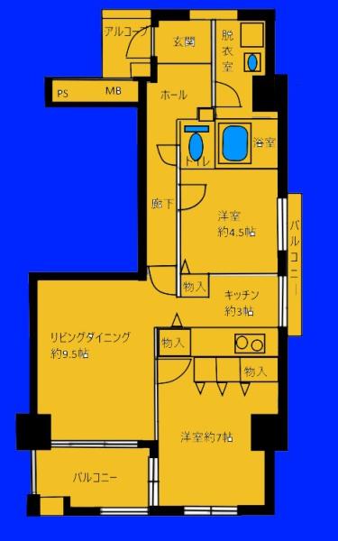 ファンテの間取り