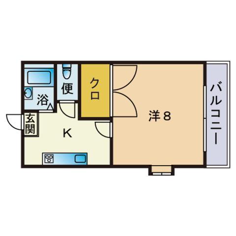 ツインハウス別府の間取り