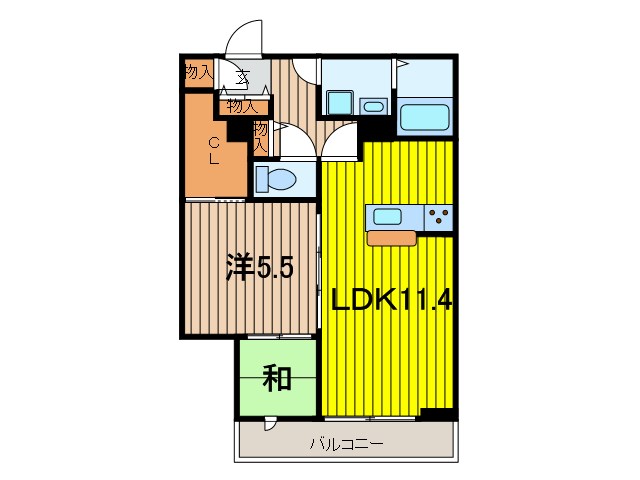 【グランレガーロ　ウエストの間取り】