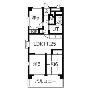 【あおいマンションの間取り】