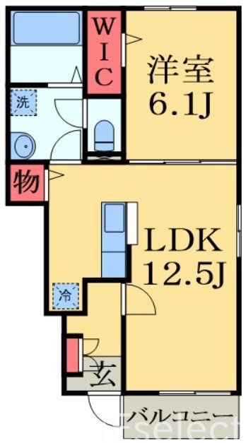 市原市古市場のアパートの間取り