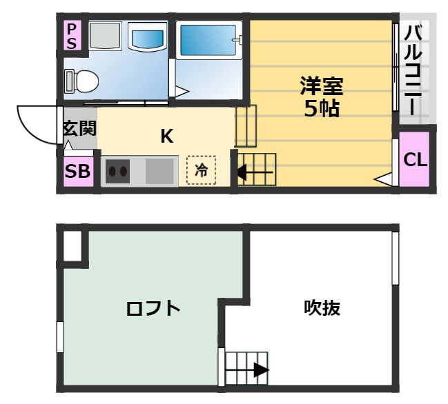 Frontier（フロンティア）の間取り