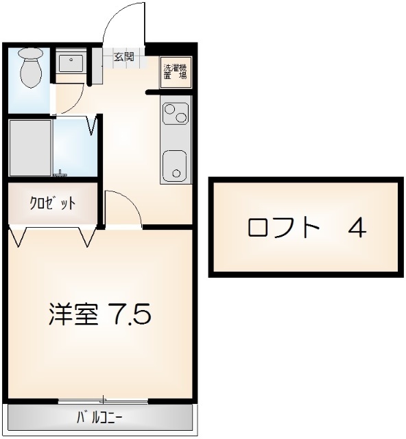 ロフトハウス南昭和の間取り