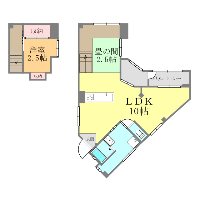 小山ビルの間取り