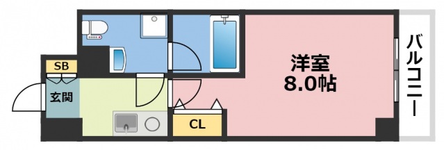 プラディオ徳庵セレニテの間取り