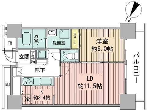 D’グラフォート札幌ステーションタワーの間取り