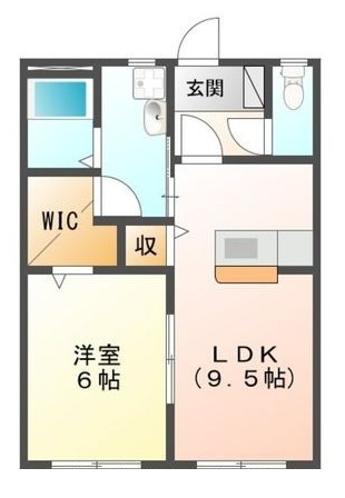 ブロードタウン神野 II Eの間取り