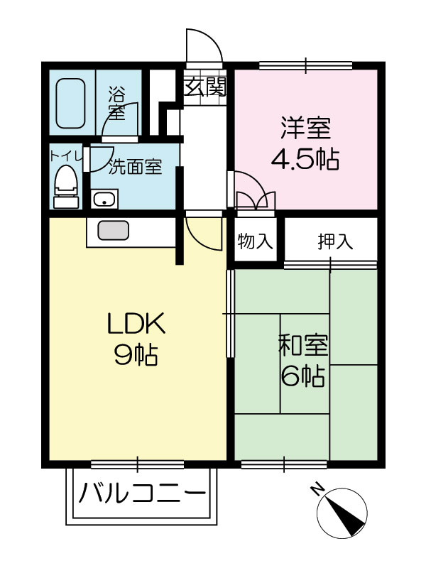 【パークサイド加古川の間取り】