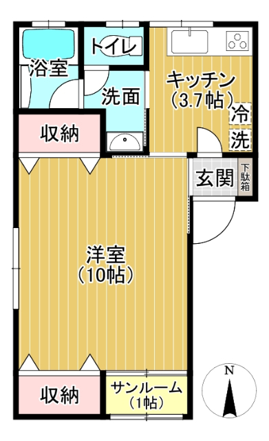 シャンポール港陽の間取り